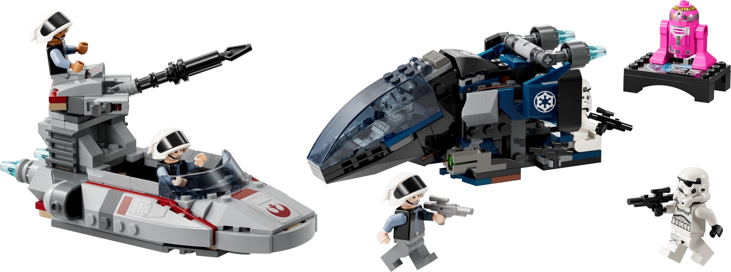 Imperial Dropship vs. Rebel Scout Speeder official images! | Brickset