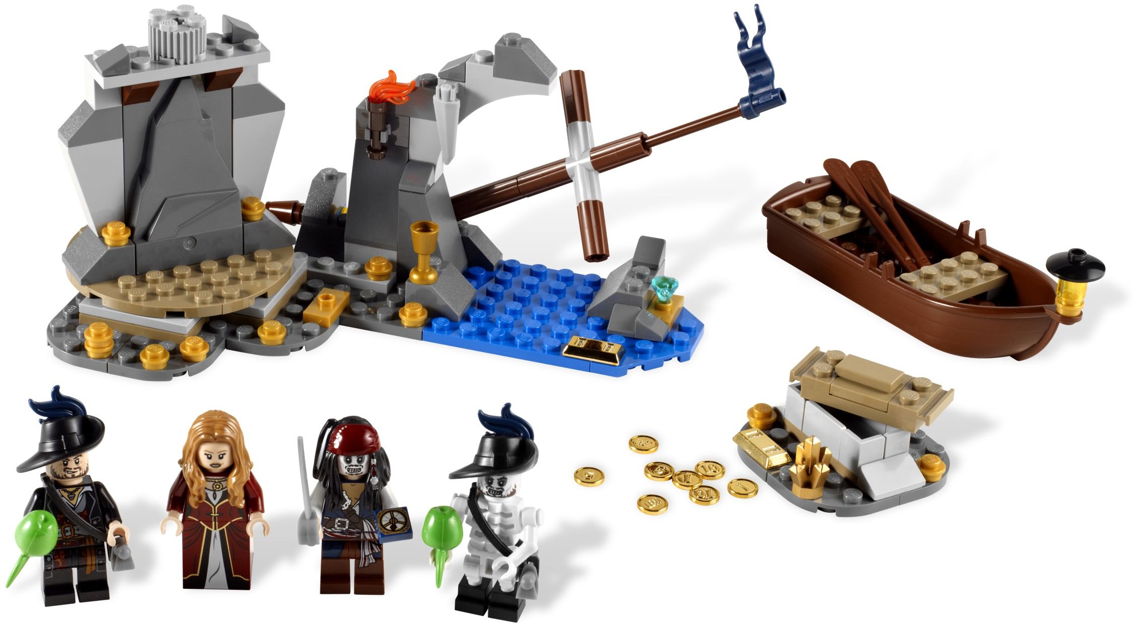 NEW LEGO Captain Jack Sparrow  FROM SET 4182 PIRATES OF THE CARIBBEAN poc010 
