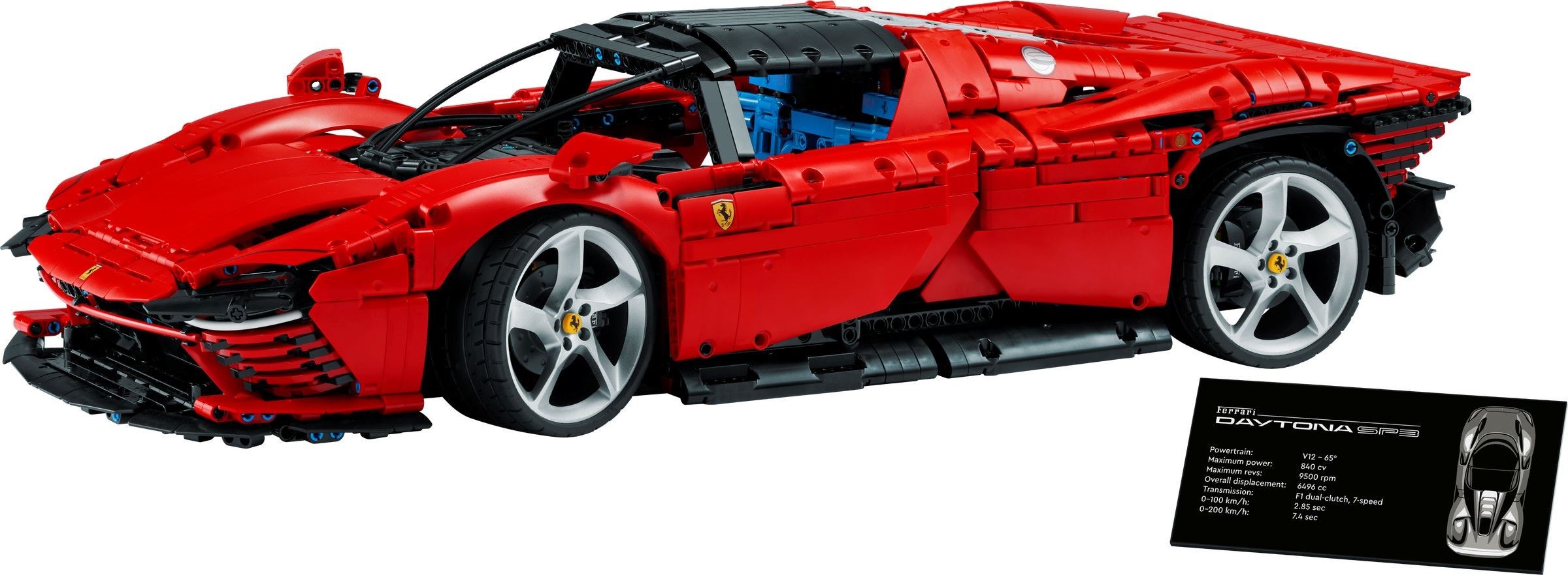 LEGO Technic Ferrari Daytona SP3 Has Butterfly Billionaire Doors