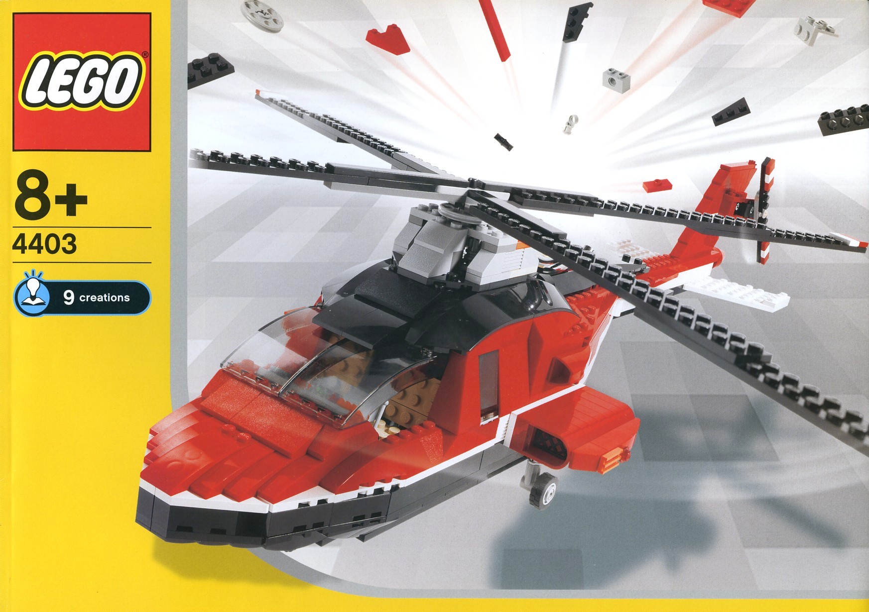 lego red helicopter