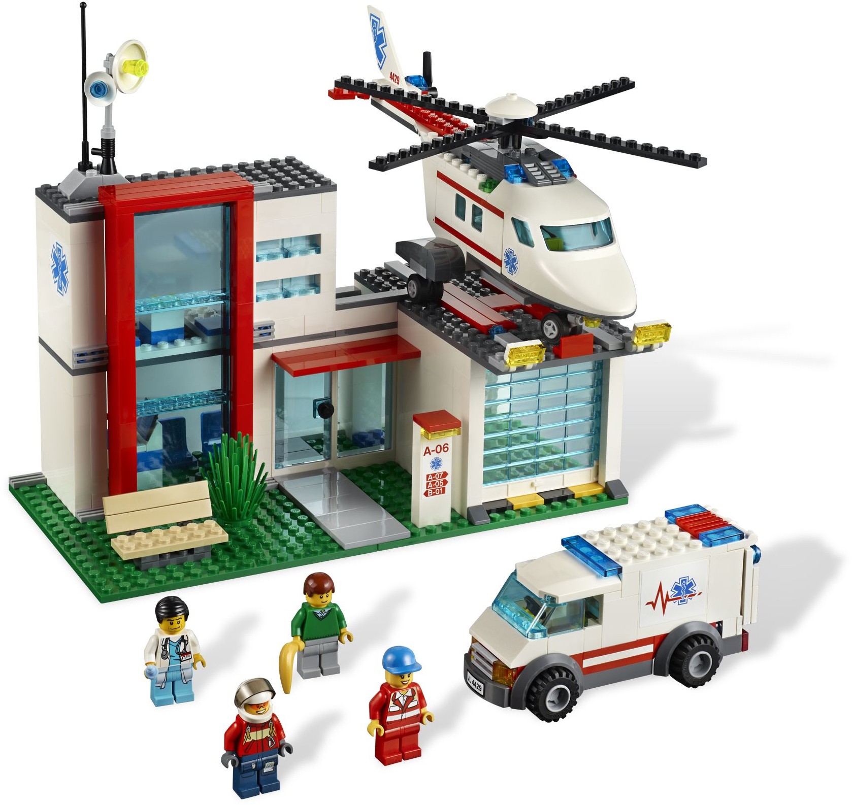 lego city ambulance helicopter instructions