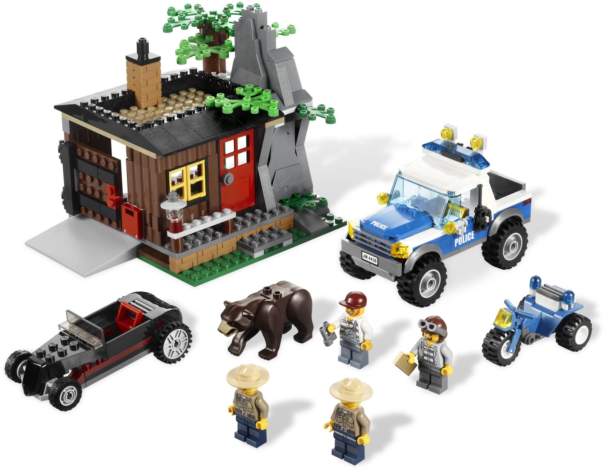 Lego-minifigures-police-forest police 4436 cty0260 