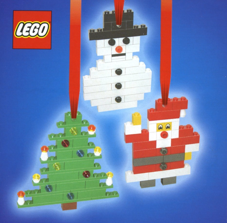 LEGO pieces Santa Snowman and Father Christmas
