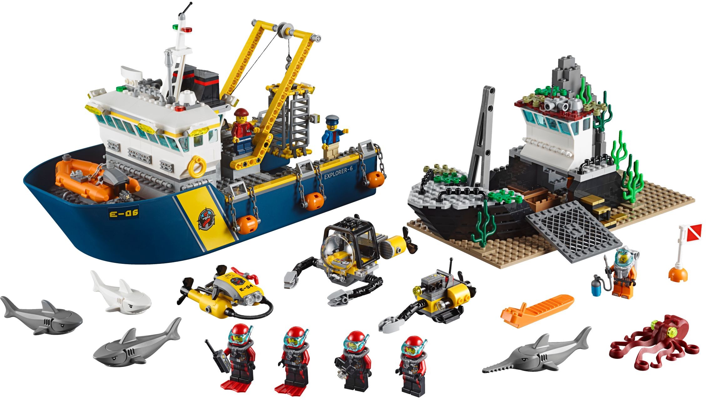 Review: 60095 Deep Exploration Vessel | LEGO set guide and database