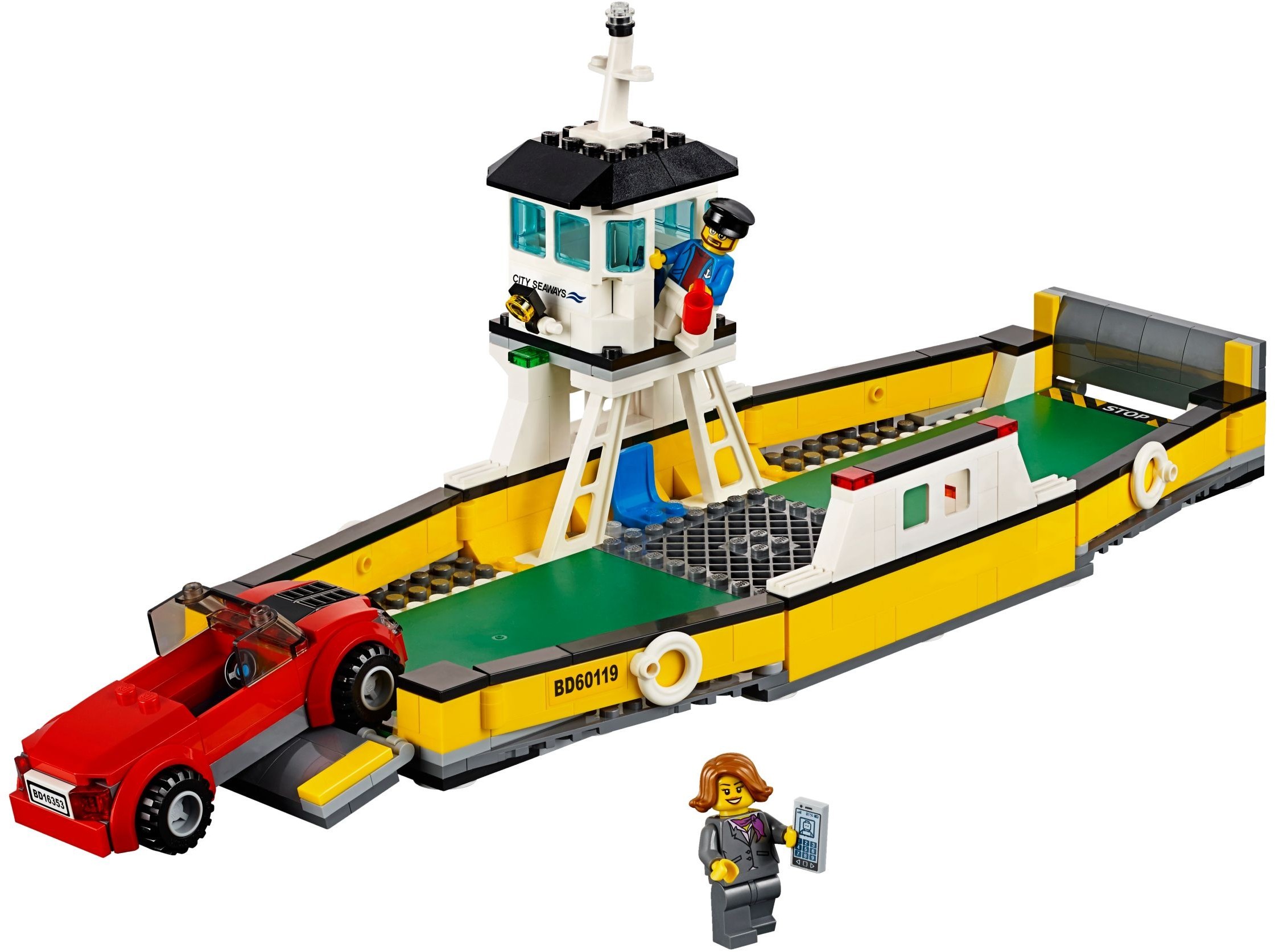 LEGO CITY: Fishing Boat 4642 complete w/ instructions. Retired. Floats in  water