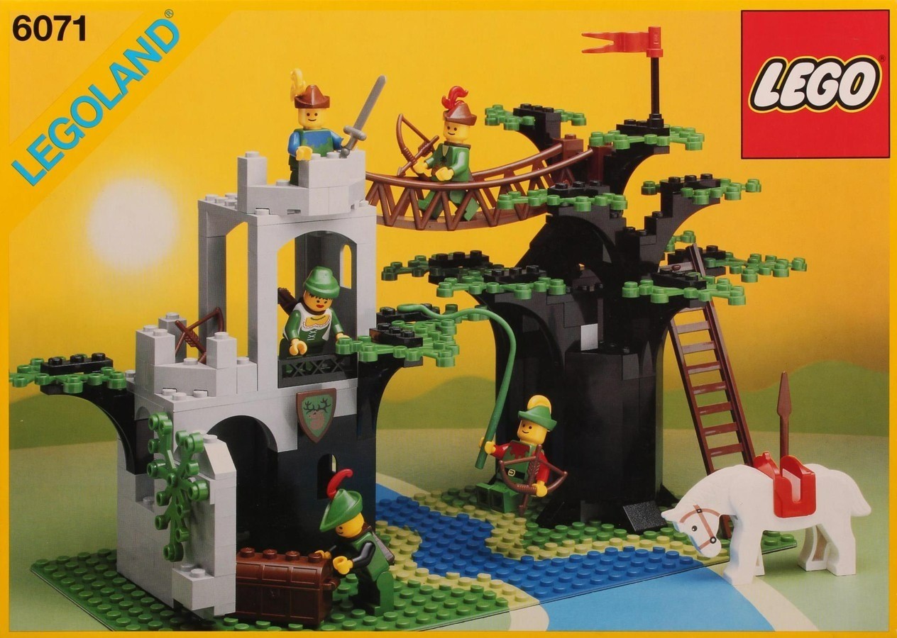 4 chevaliers Lego Castle des années 90