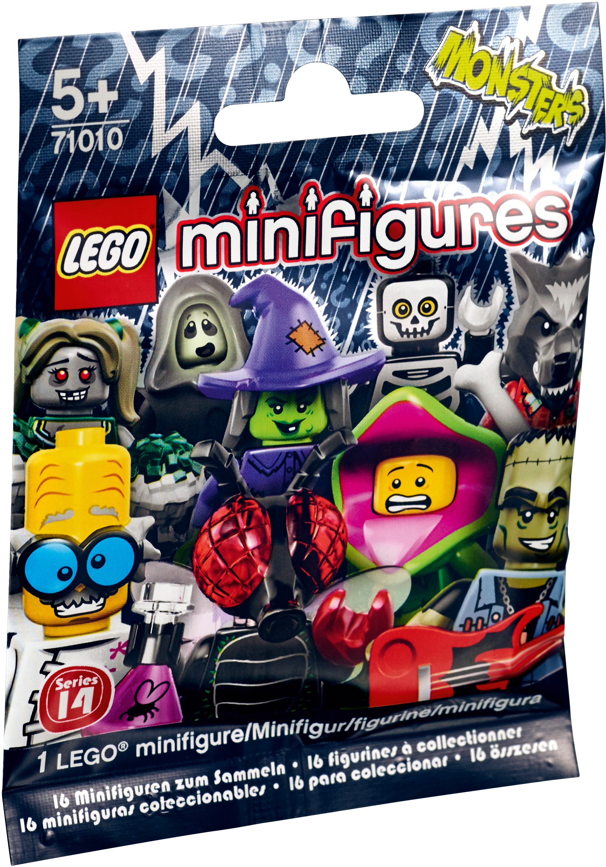 pakke Hyret Udråbstegn LEGO Collectable Minifigures Series 14 - Monsters | Brickset