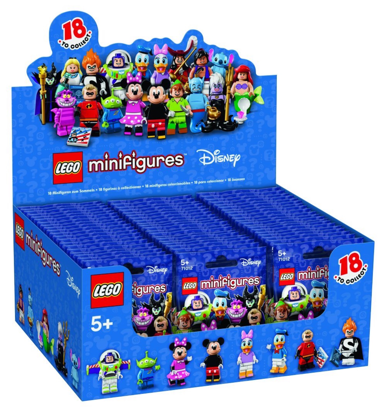 LEGO Disney 100 Minifigures Full Box Contents and Distribution