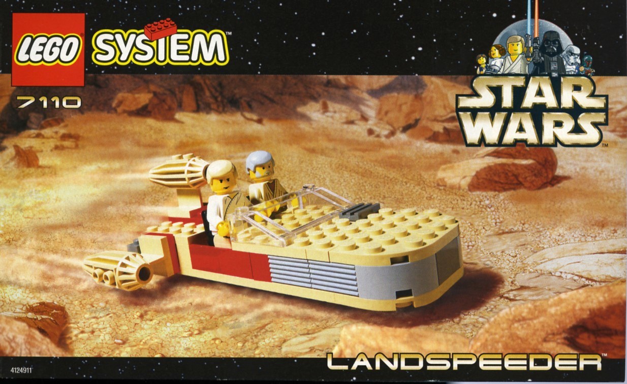 LEGO Minifigures Star Wars Omino Minifig Set 7110 1x sw0023 Obi Wan Kenobi 