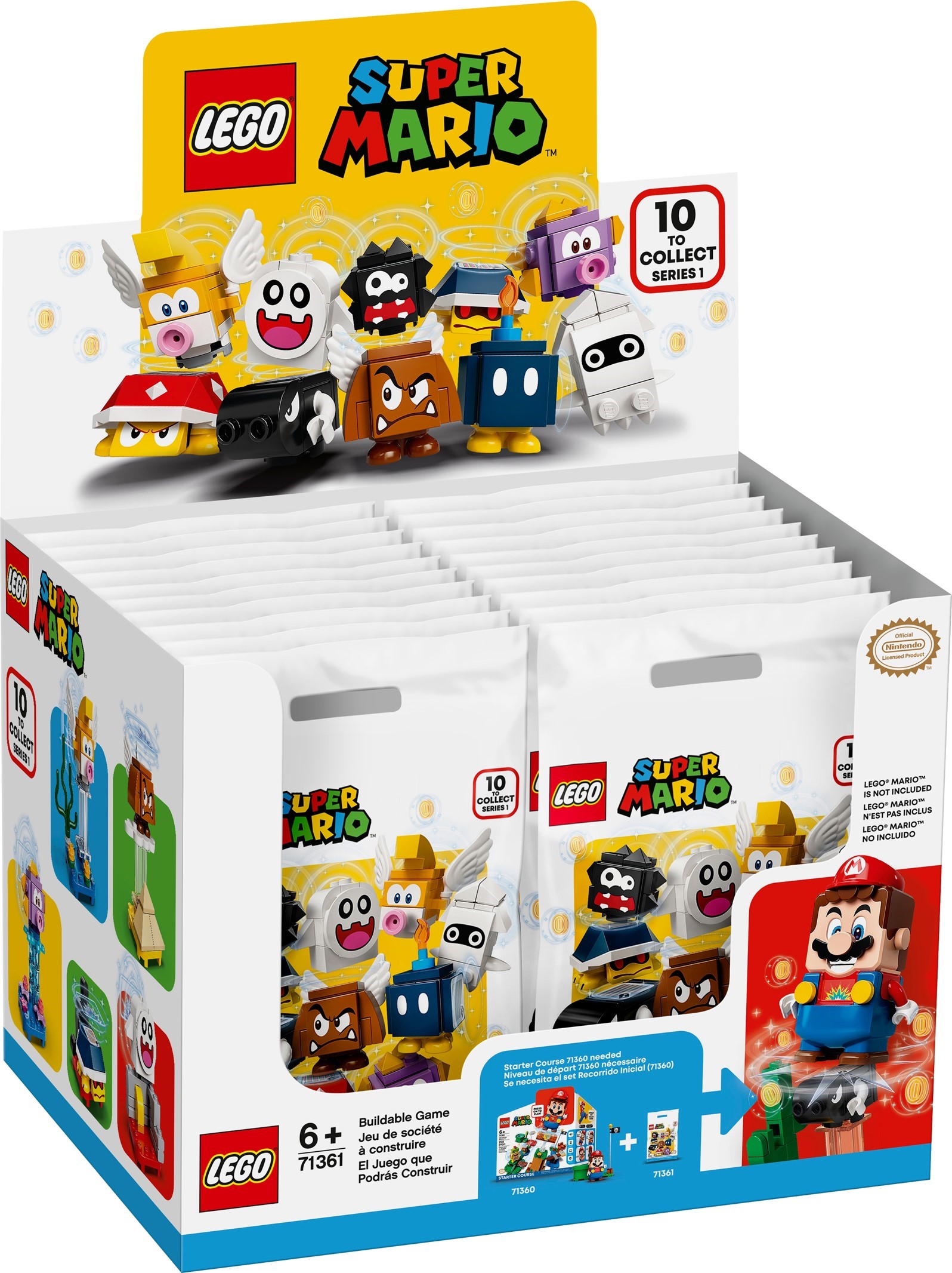 LEGO Super Mario Starter Course 71360 Bag 4 SEALED NEW! Question Box Platforms 