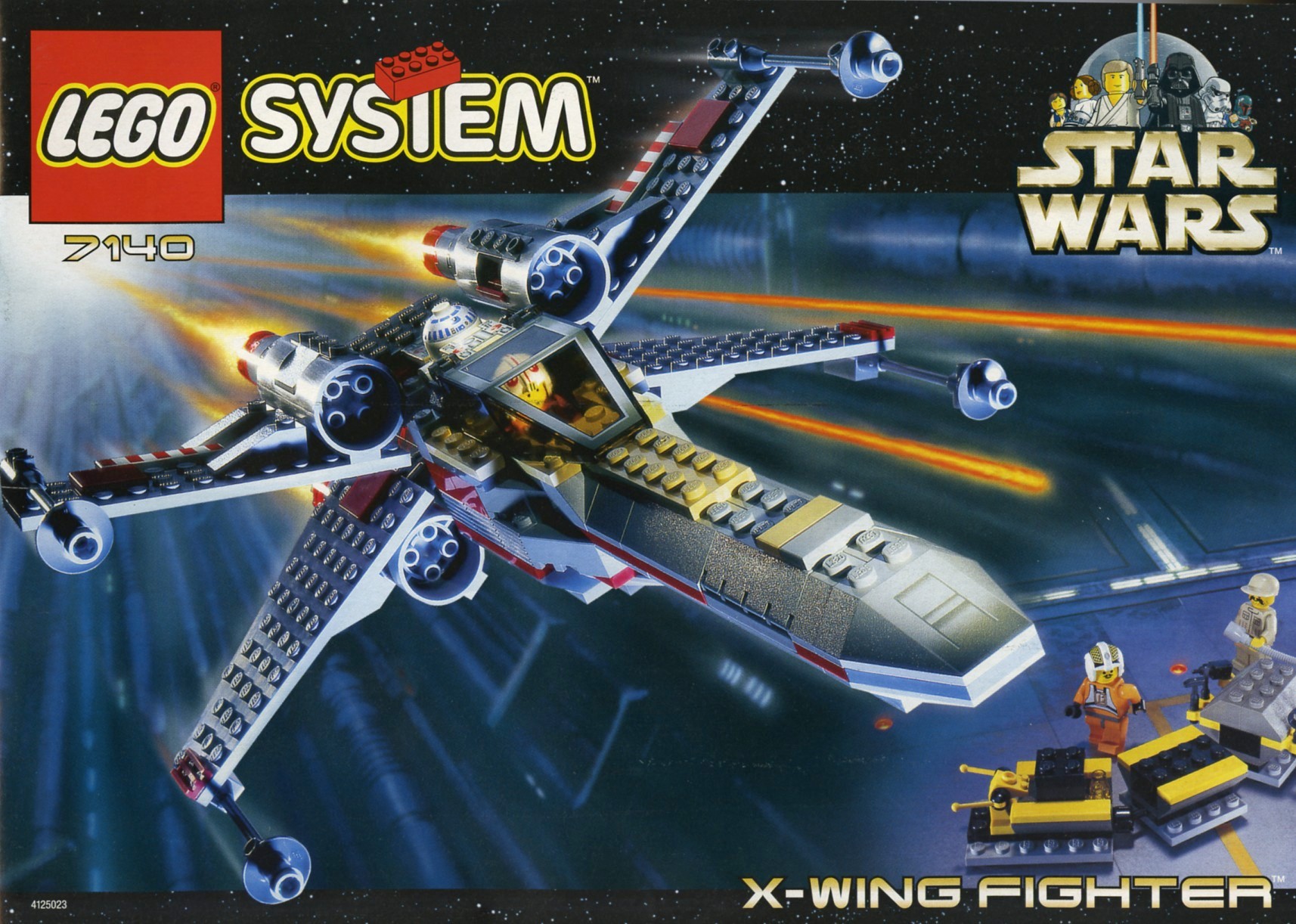 Custom Lego Star Wars Tie Fast Attack Interceptor with Pilot! 