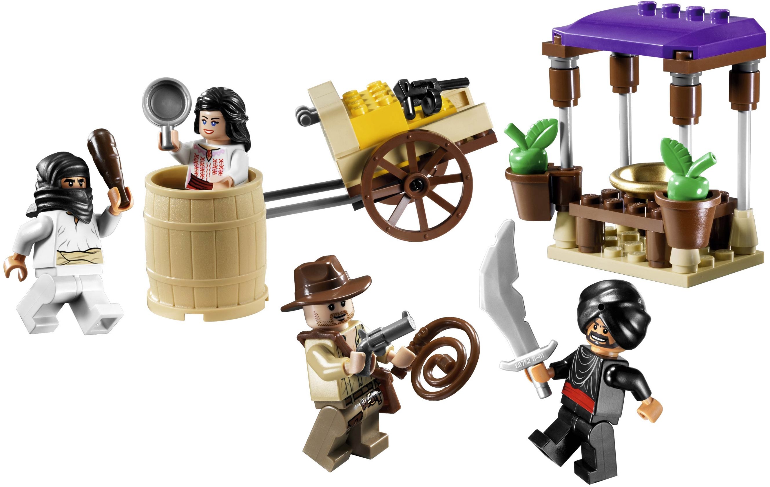 Lego Indiana Jones Minifigure Short Round 7682 Raiders of the Lost Ark 