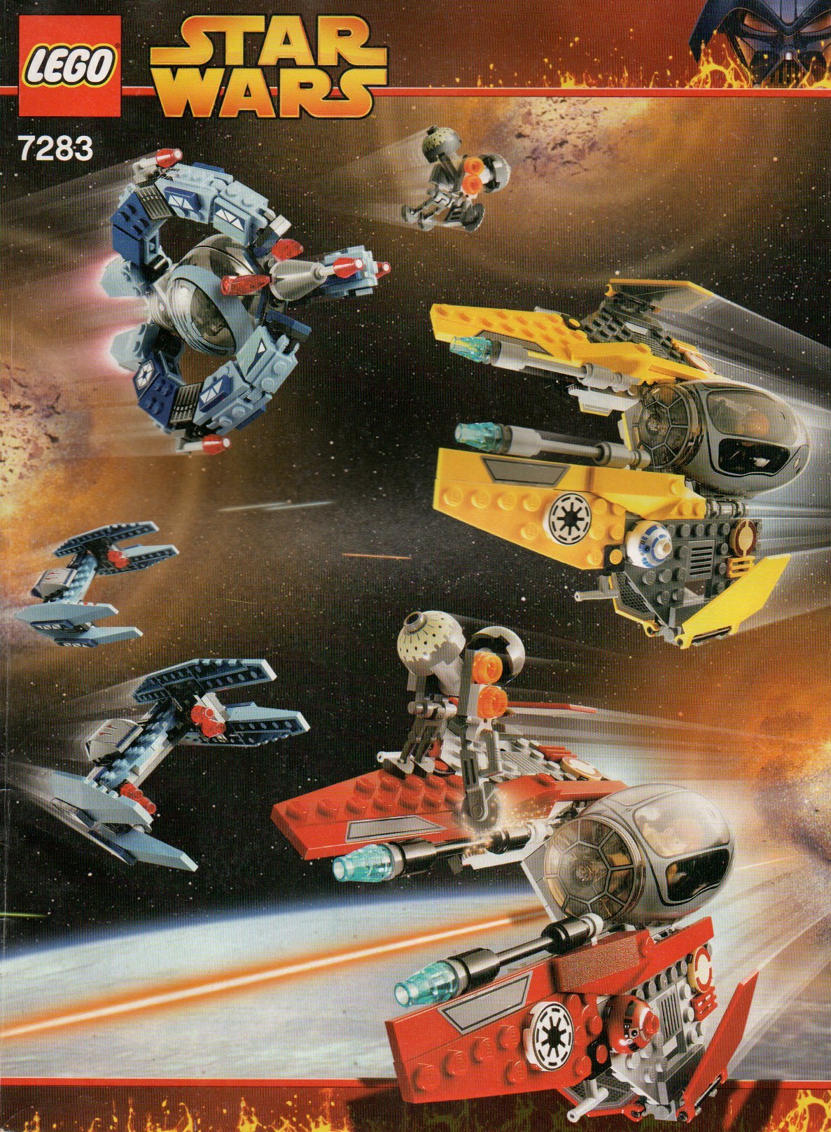 LEGO Star Wars Buzz Droid Minifigure 7751 7283 7252 Space Battle Anakin Obiwan 