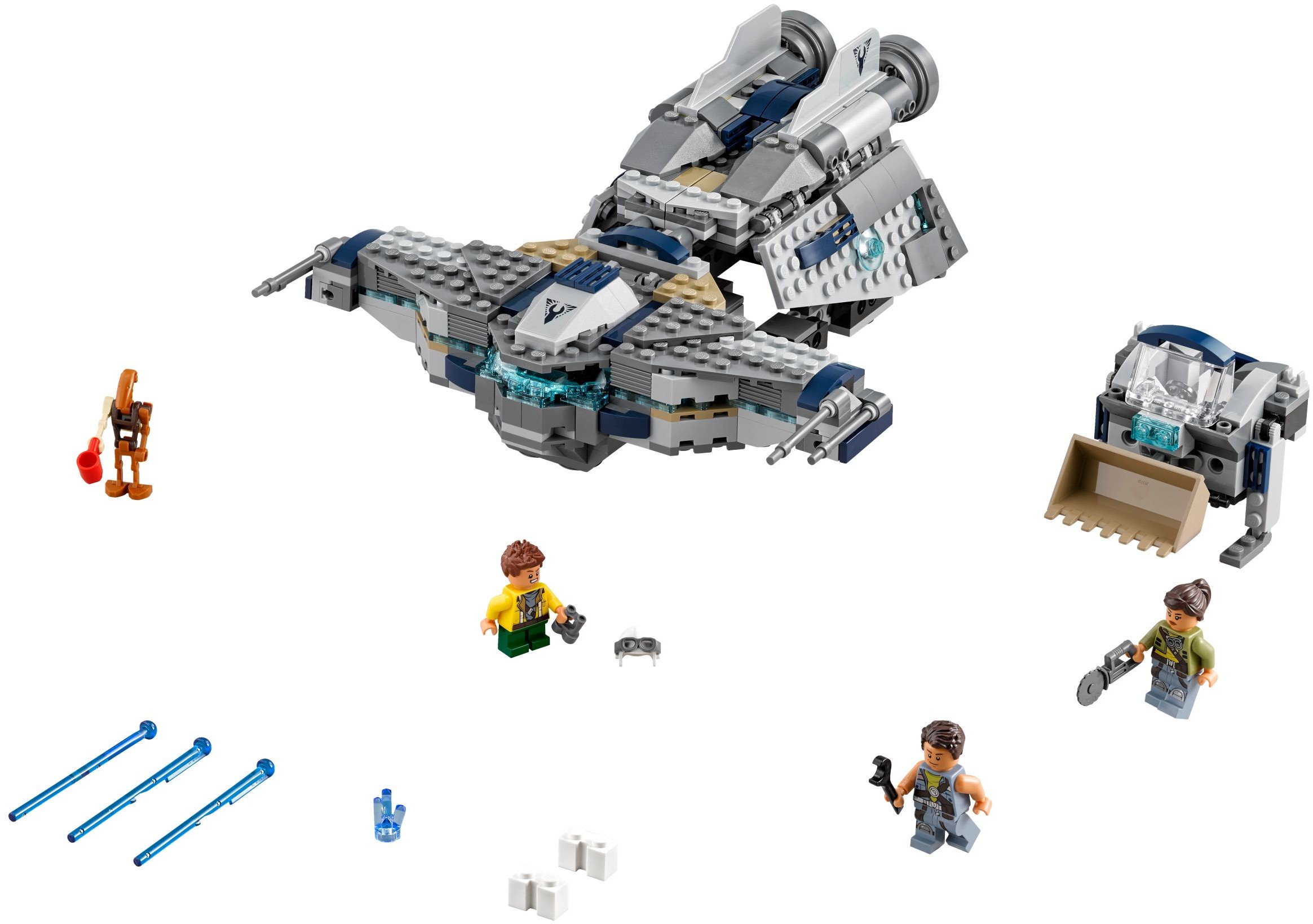 Sand Blue Legs Minifigure SW0755 LEGO Star Wars The Freemaker Adventures Kordi