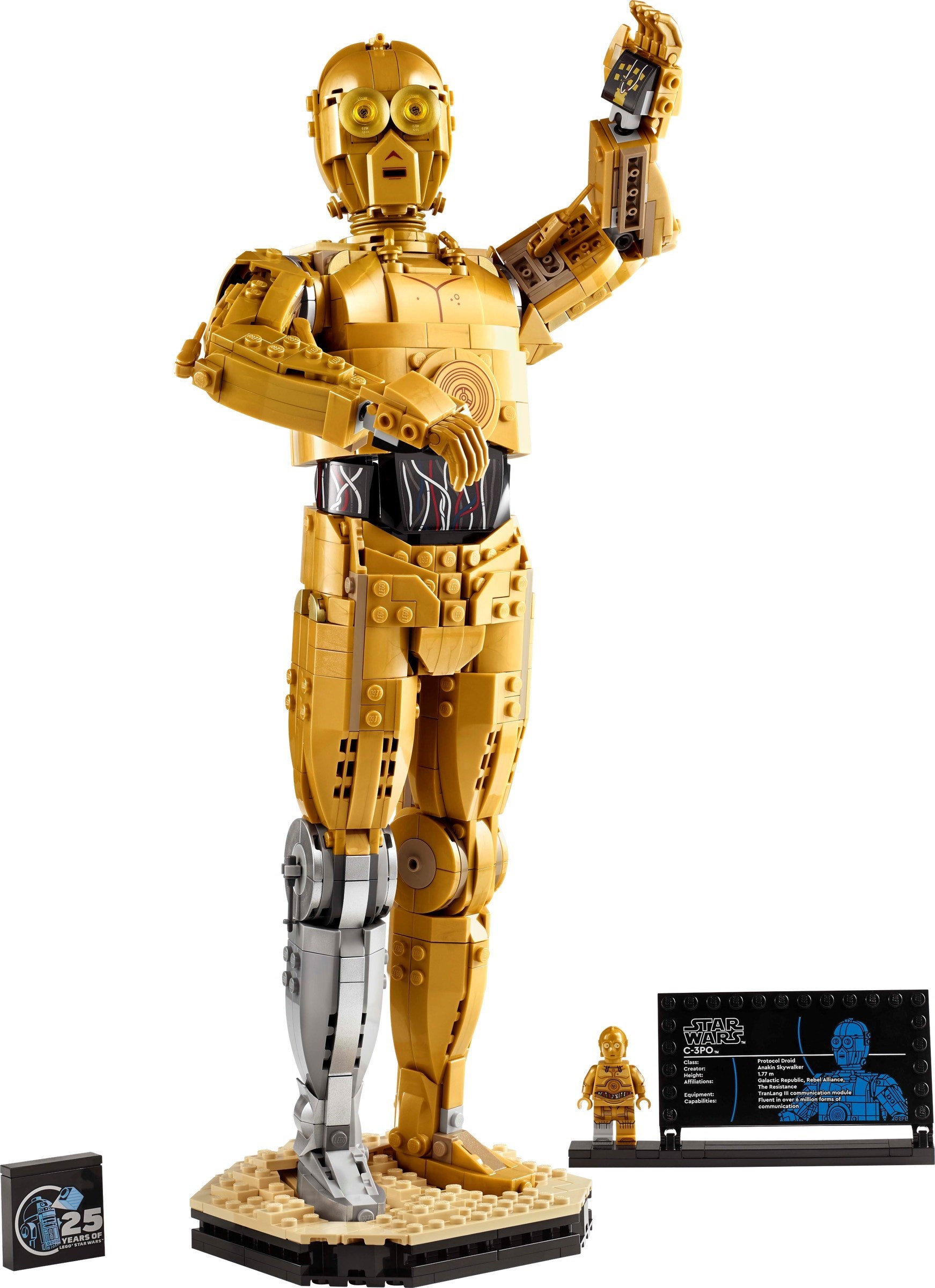 Large-scale C-3PO figure unveiled! | Brickset