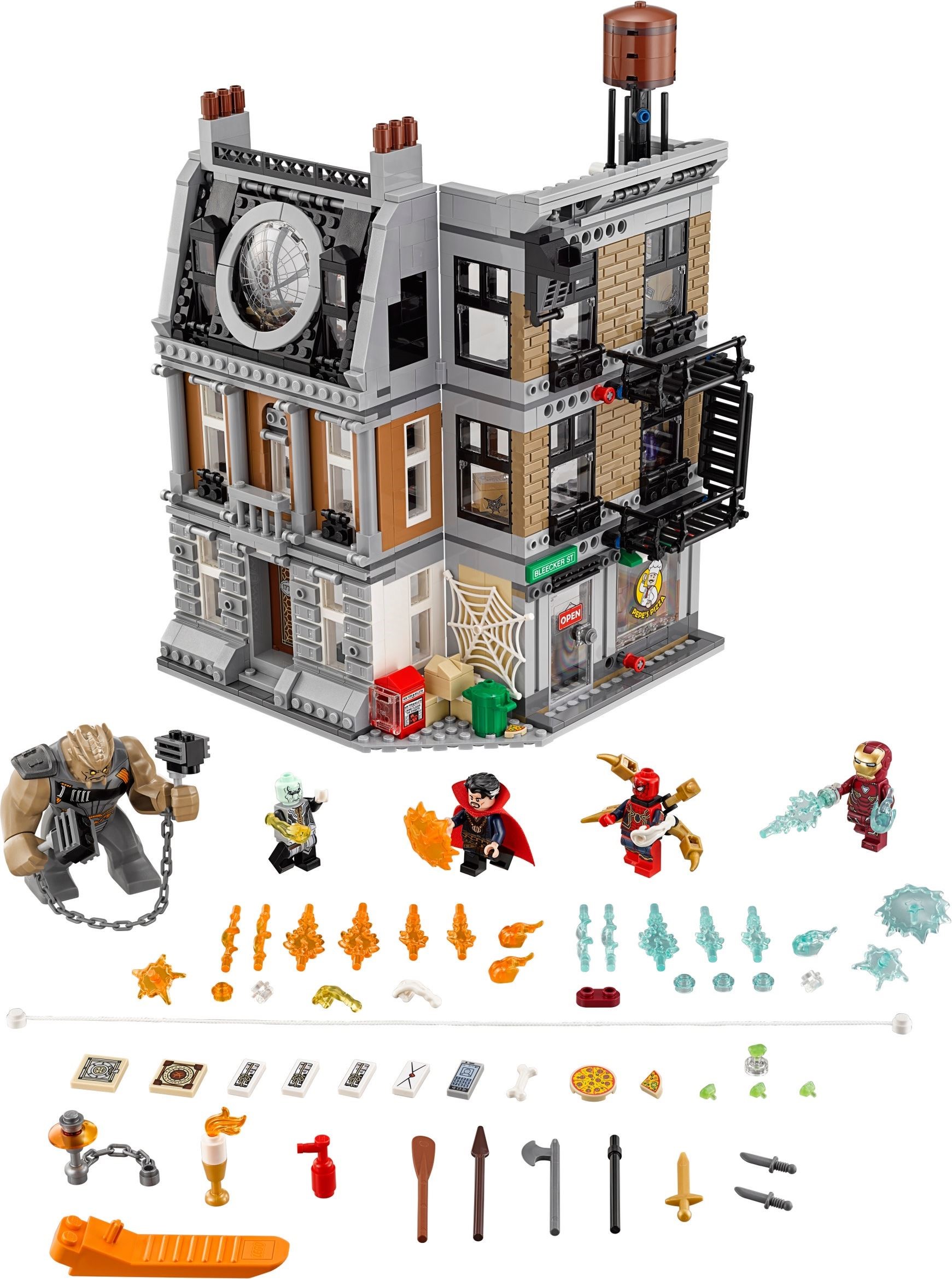 all the avengers infinity war lego sets