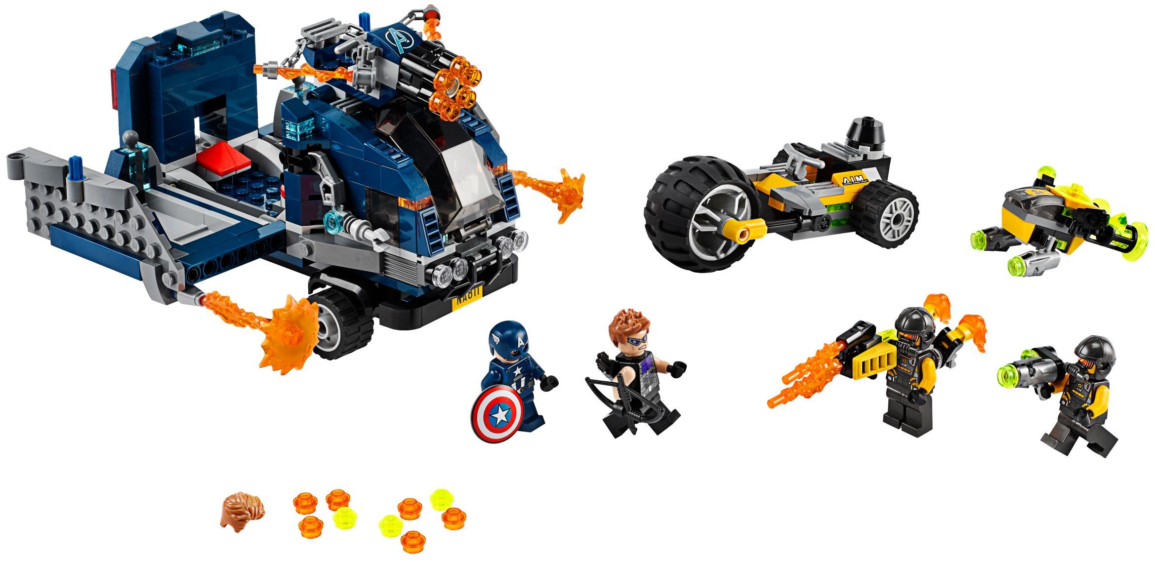 Super Heroes LEGO® Minifigs AIM Agent 76143 sh624 