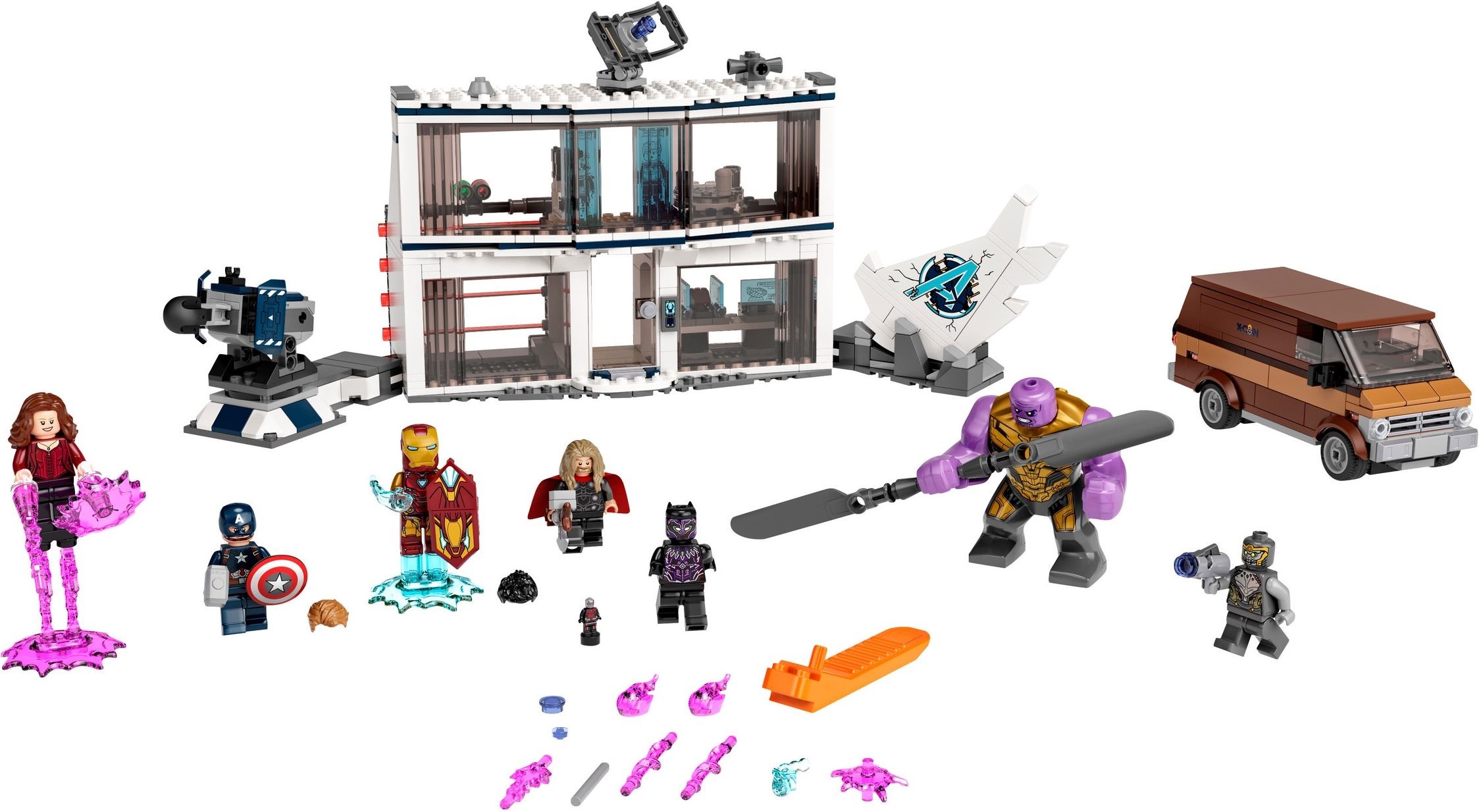 NEW LEGO Marvel Infinity War & End Game Reality Set Of 4 Stones Purple 76102/131 