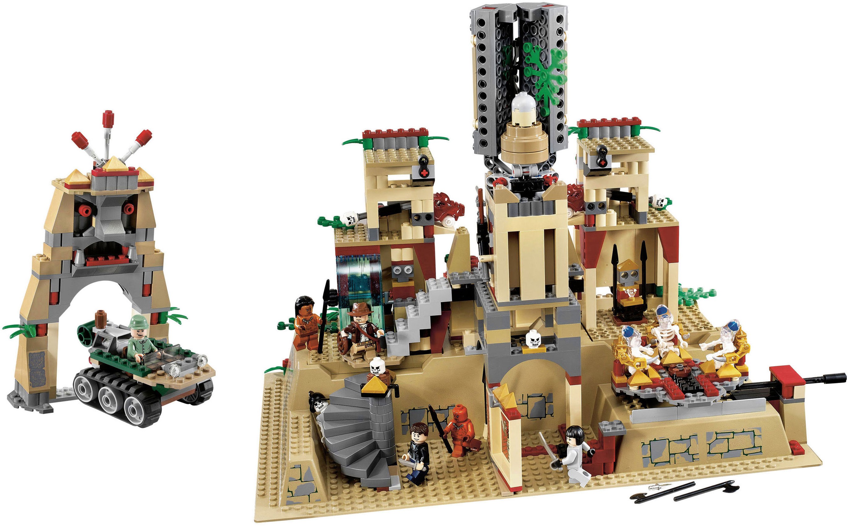 LEGO 7625 Indiana Jones Kingdom of the Crystal Skull River Chase