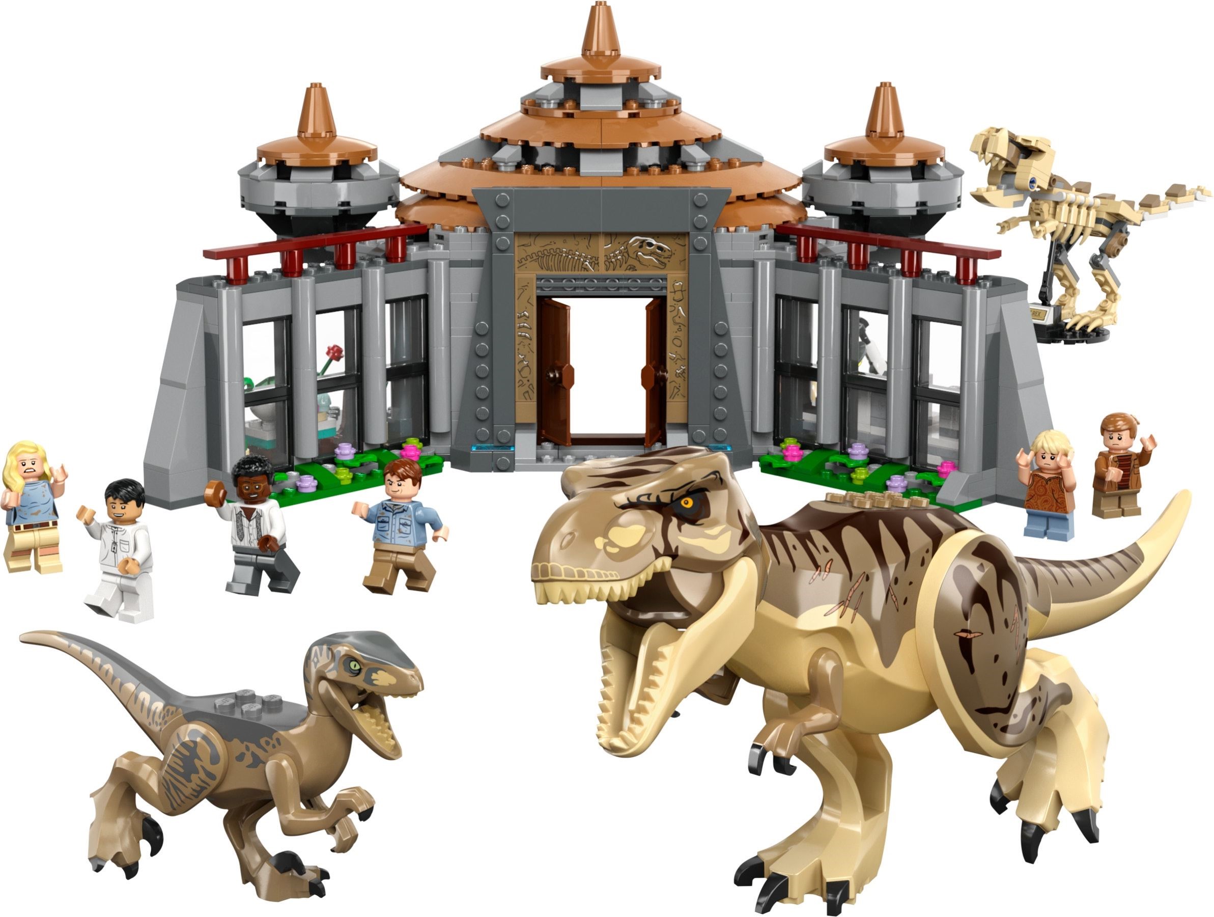 LEGO Jurassic World Dino Combo Pack 66774 Toy Value Pack, 2 in 1  Triceratops and Velociraptor Gift Set, Jurassic World Toy with Dinosaur and  Truck