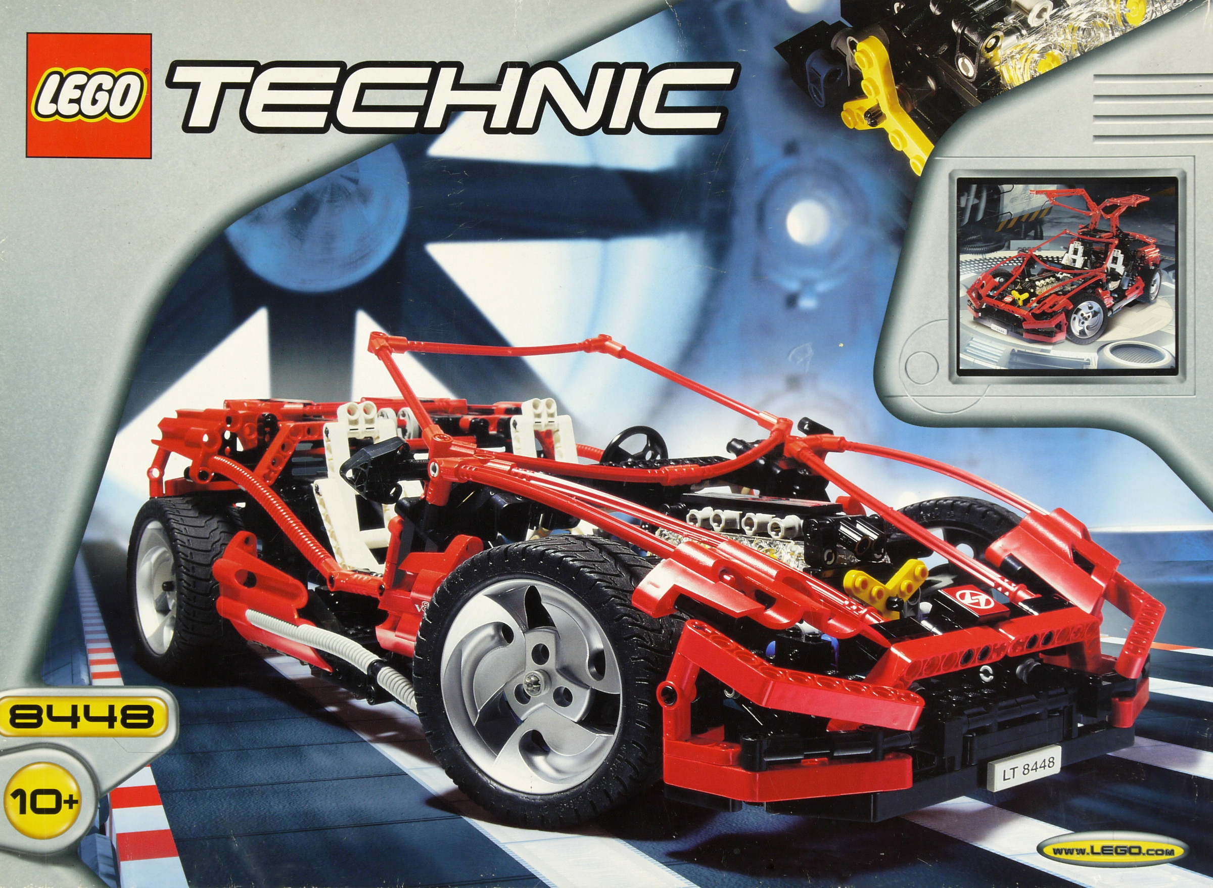 Traktor gen Skråstreg LEGO 8448 Super Street Sensation, part 2 - The Technic convertible or  gull-wing-door sports car review | Brickset