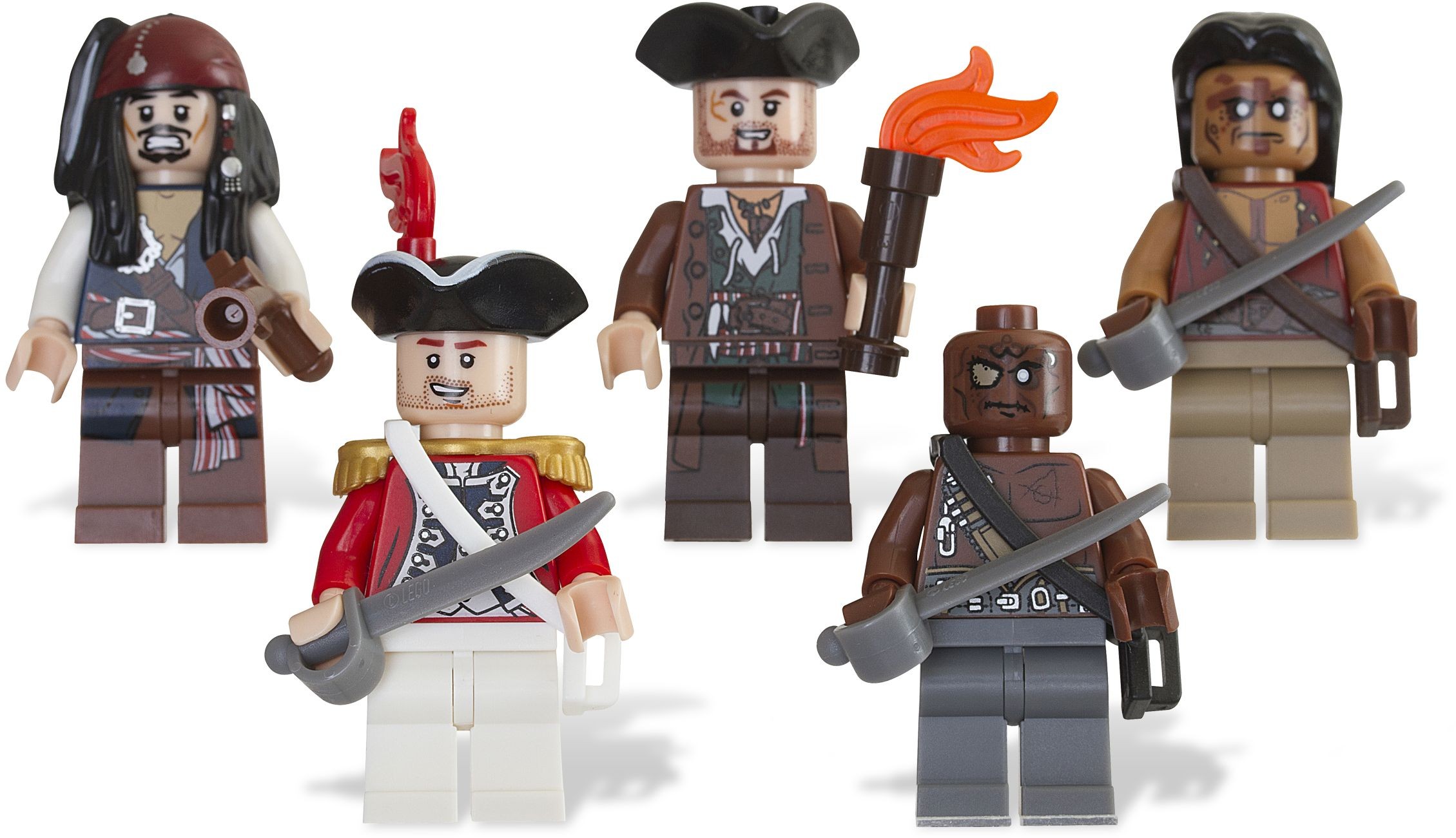 Lego Pirates of the Caribbean Minifigures 