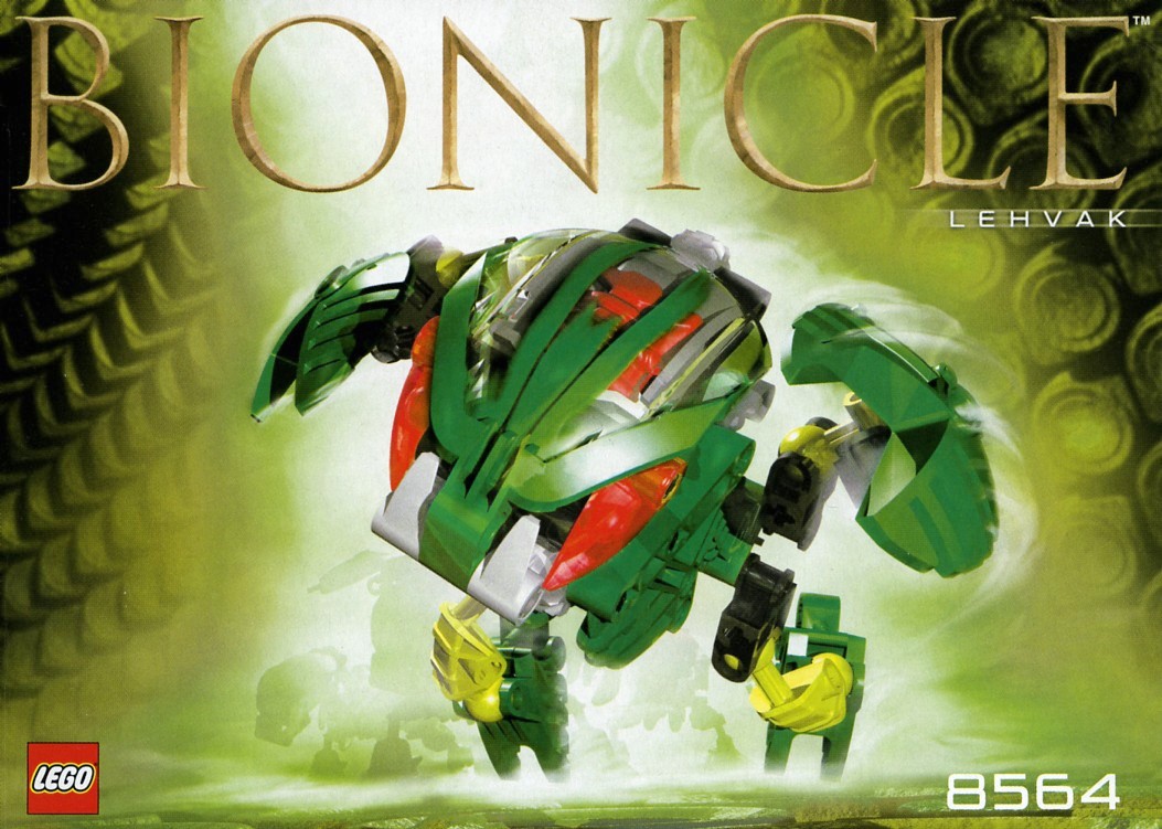 LEGO Bionicle Bohrok Complete Set of 6 w/ Canisters & Instructions #2 