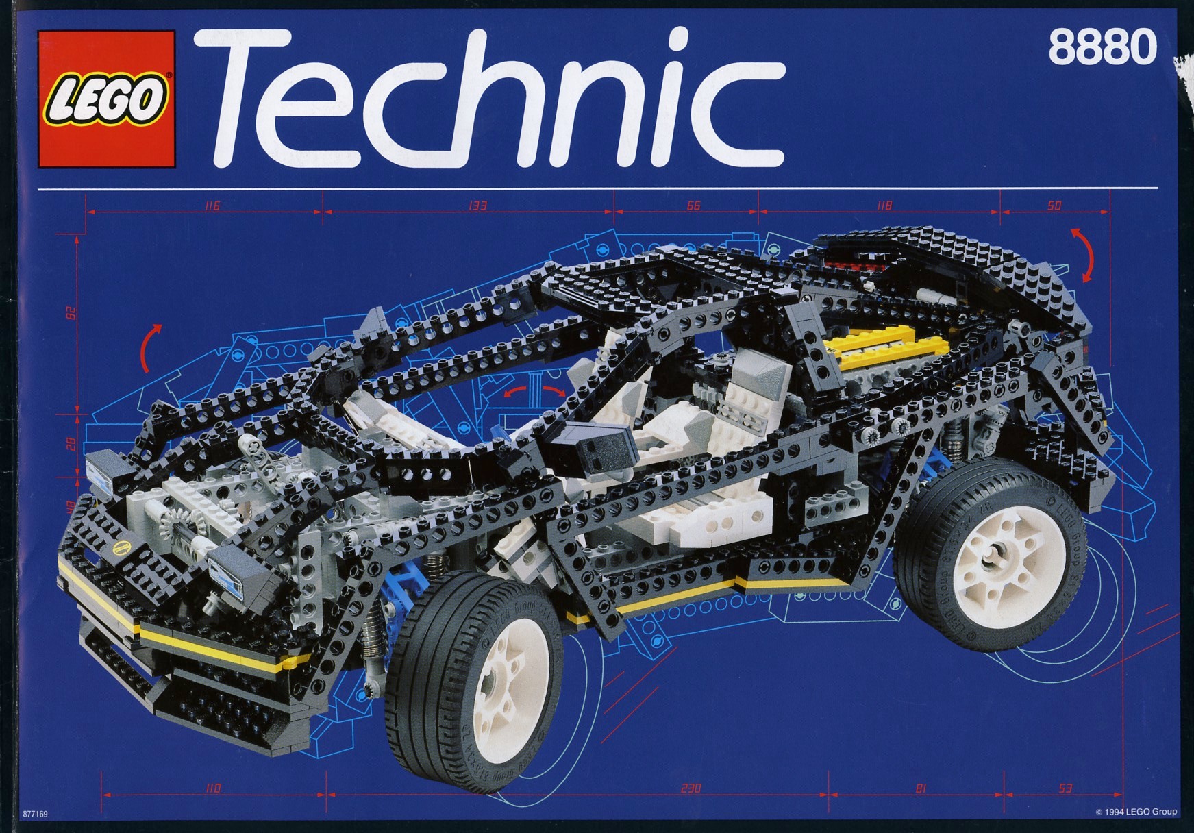 Efterår Optimistisk tonehøjde 8880 Super Car The best engineered classic Technic set of the 1990s |  Brickset