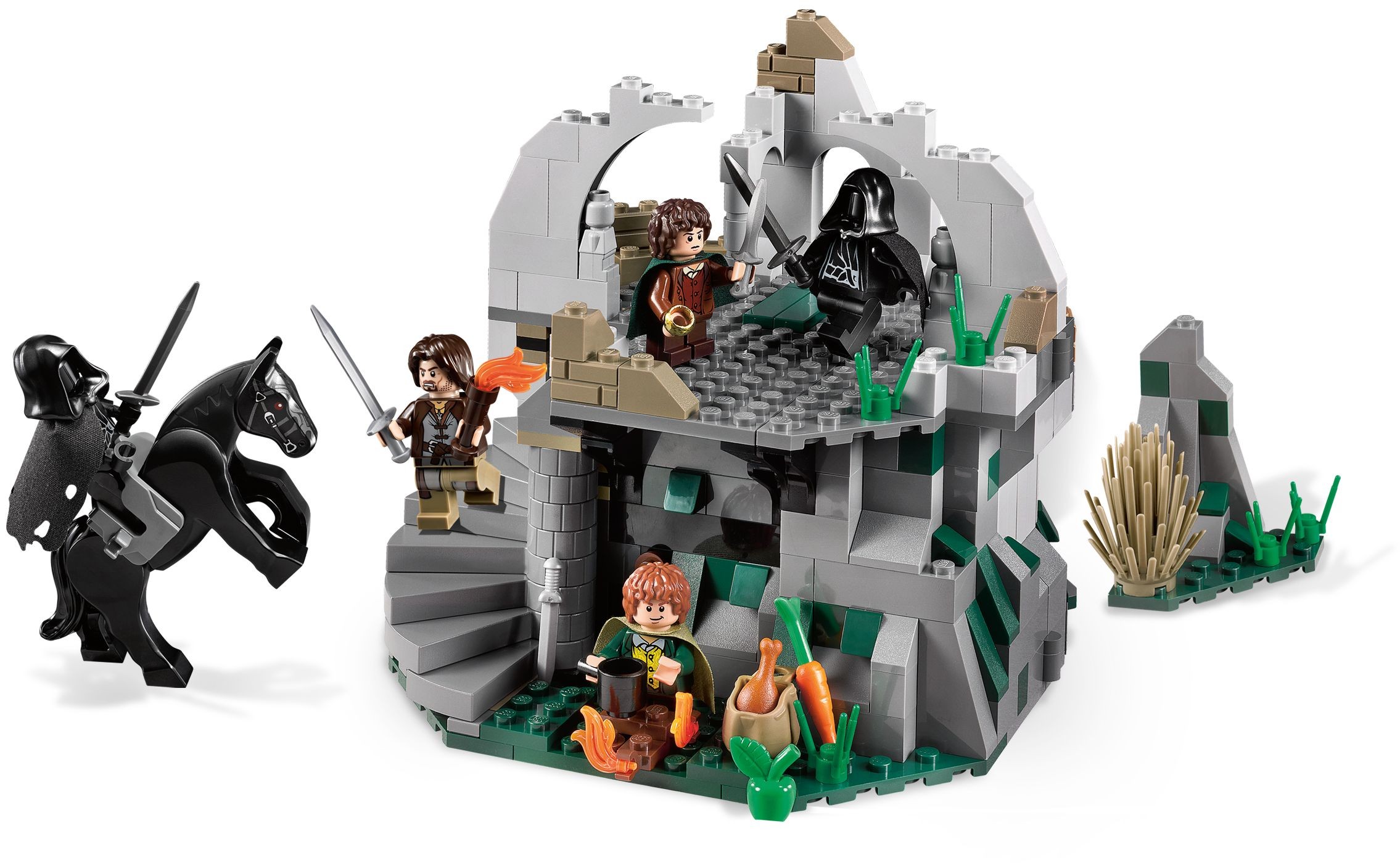 Lego minifigure spares the one ring & a sword lord of the rings 
