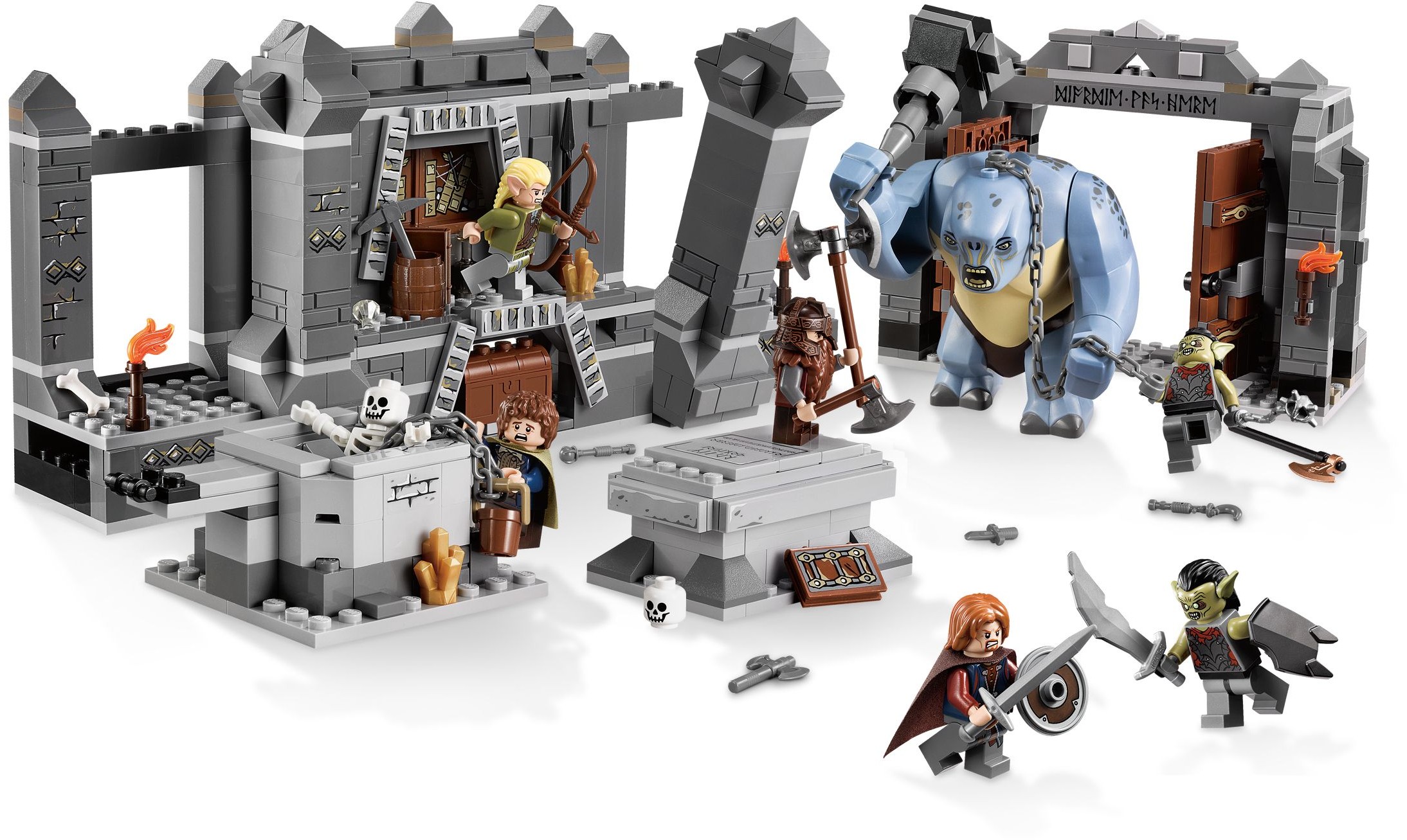 Gimli LEGO Minifigure Lot Lord Of The Rings 9474 79006 9473 