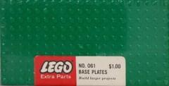 <h1>5 - 10X20 base plates - Green</h1><div class='tags floatleft'><a href='/sets/061-1/5-10X20-base-plates-Green'>061-1</a> <a href='/sets/theme-Samsonite'>Samsonite</a> <a class='subtheme' href='/sets/subtheme-Supplemental'>Supplemental</a> <a class='year' href='/sets/theme-Samsonite/year-1966'>1966</a> </div><div class='floatright'>©1966 LEGO Group</div>