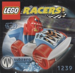 <h1>Subzero</h1><div class='tags floatleft'><a href='/sets/1239-1/Subzero'>1239-1</a> <a href='/sets/theme-Racers'>Racers</a> <a class='subtheme' href='/sets/subtheme-Xalax'>Xalax</a> <a class='year' href='/sets/theme-Racers/year-2001'>2001</a> </div><div class='floatright'>©2001 LEGO Group</div>