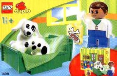 <h1>Walking the dog with Daddy</h1><div class='tags floatleft'><a href='/sets/1408-1/Walking-the-dog-with-Daddy'>1408-1</a> <a href='/sets/theme-Duplo'>Duplo</a> <a class='year' href='/sets/theme-Duplo/year-2001'>2001</a> </div><div class='floatright'>©2001 LEGO Group</div>