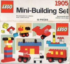 <h1>Mini Building Set</h1><div class='tags floatleft'><a href='/sets/1905-1/Mini-Building-Set'>1905-1</a> <a href='/sets/theme-Basic'>Basic</a> <a class='year' href='/sets/theme-Basic/year-1982'>1982</a> </div><div class='floatright'>©1982 LEGO Group</div>