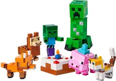 <h1>Baby Pig's Birthday Celebration</h1><div class='tags floatleft'><a href='/sets/21281-1/Baby-Pig-s-Birthday-Celebration'>21281-1</a> <a href='/sets/theme-Minecraft'>Minecraft</a> <a class='subtheme' href='/sets/subtheme-Miscellaneous'>Miscellaneous</a> <a class='year' href='/sets/theme-Minecraft/year-2024'>2024</a> </div><div class='floatright'>©2024 LEGO Group</div>