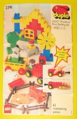 <h1>Farm in a Bucket</h1><div class='tags floatleft'><a href='/sets/2391-1/Farm-in-a-Bucket'>2391-1</a> <a href='/sets/theme-Duplo'>Duplo</a> <a class='year' href='/sets/theme-Duplo/year-1991'>1991</a> </div><div class='floatright'>©1991 LEGO Group</div>