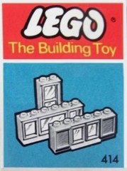 <h1>Windows Parts Pack, White (The Building Toy)</h1><div class='tags floatleft'><a href='/sets/414-4/Windows-Parts-Pack-White-(The-Building-Toy)'>414-4</a> <a href='/sets/theme-System'>System</a> <a class='subtheme' href='/sets/subtheme-Supplemental'>Supplemental</a> <a class='year' href='/sets/theme-System/year-1966'>1966</a> </div><div class='floatright'>©1966 LEGO Group</div>