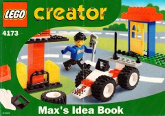 <h1>Max's Pitstop</h1><div class='tags floatleft'><a href='/sets/4173-1/Max-s-Pitstop'>4173-1</a> <a href='/sets/theme-Creator'>Creator</a> <a class='year' href='/sets/theme-Creator/year-2001'>2001</a> </div><div class='floatright'>©2001 LEGO Group</div>