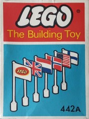 <h1>International Flags (The Building Toy)</h1><div class='tags floatleft'><a href='/sets/442A-1/International-Flags-(The-Building-Toy)'>442A-1</a> <a href='/sets/theme-System'>System</a> <a class='subtheme' href='/sets/subtheme-Supplemental'>Supplemental</a> <a class='year' href='/sets/theme-System/year-1966'>1966</a> </div><div class='floatright'>©1966 LEGO Group</div>