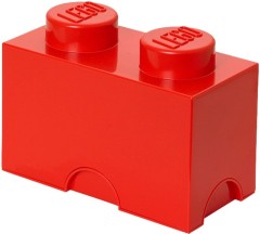 2 stud Red Storage Brick
