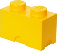 2 stud Yellow Storage Brick
