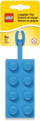 2x4 Blue Luggage Tag
