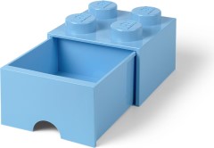 4 Stud Brick Drawer Light Blue