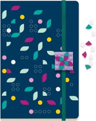 Dots notebook with elastic band