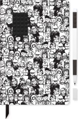 Mini Figure Notebook with gel pen