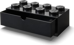 8 Stud Desk Drawer Black