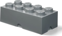 8 Stud Storage Brick Gray