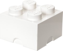 4 Stud Storage Brick White