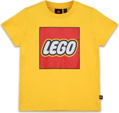 Kids Short Sleeve Logo T Shirt – Yellow