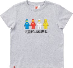 Short Sleeve Space Traveller Kids T Shirt – Grey Mélange